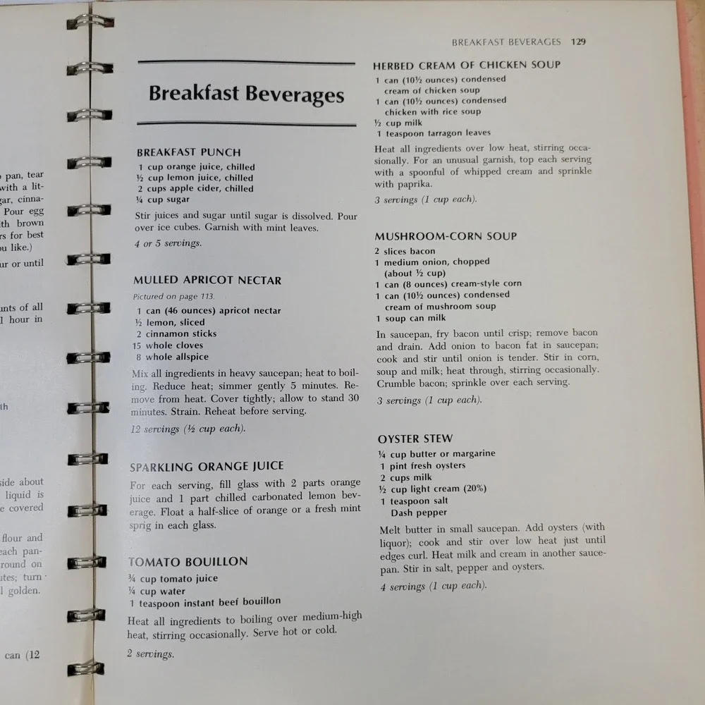 Betty Crocker Good and Easy Cookbook 1971 1973 Spiral Bound Vintage Golden Press